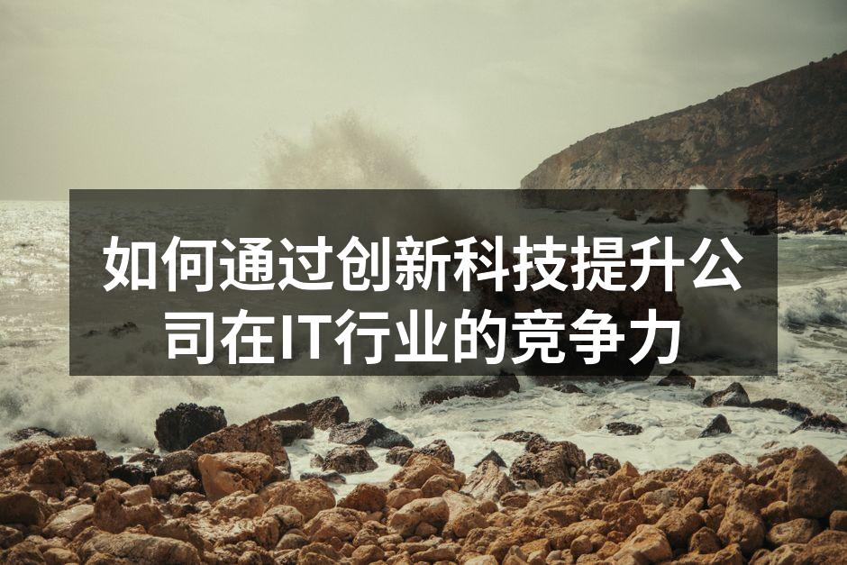 如何通过创新科技提升公司在IT行业的竞争力